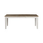Summerville - Rectangular Leg Table - Soft White Wash / Wirebrushed Gray