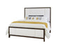 Crafted Cherry - Erin's Queen Upholstered Headboard - Dark Cherry