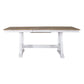 Lindsey Farm - Trestle Table Top - Weathered White & Sandstone