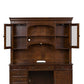 Brayton Manor - Jr Executive Credenza Hutch - Cognac