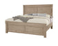 Cool Rustic - Queen Mansion Bed Footboard - Clear Maple