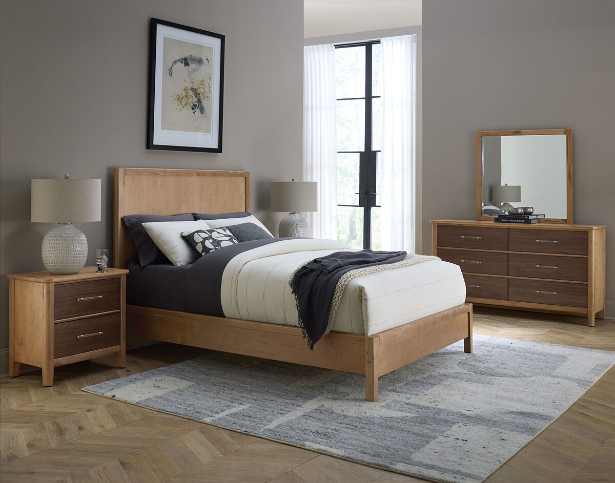 Nordhaven - Queen Panel Headboard - Clear Maple