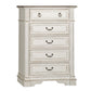 Abbey Park - 5 Drawer Chest - Antique White