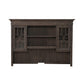 Paradise Valley - Executive Credenza Hutch - Saddle Brown