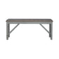 Newport - Counter Height Dining Bench - Smokey Gray / Carbon Gray