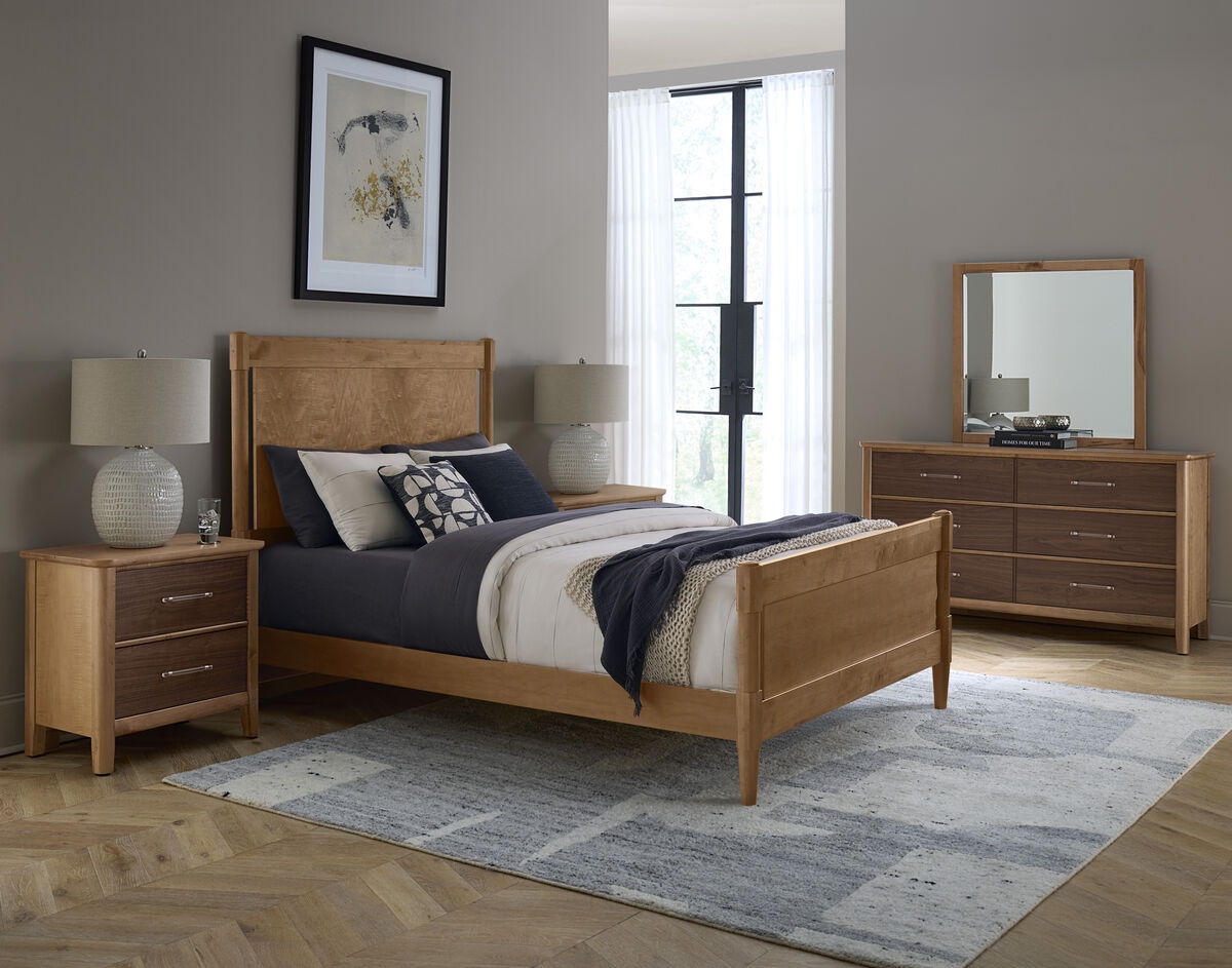 Nordhaven - King Panel Headboard - Clear Maple