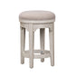 Farmhouse Reimagined - Console Swivel Stool - Antique White / Chestnut Tops