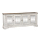 Magnolia Manor - 4 Doors TV Console - Antique White