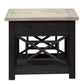 Heatherbrook - Drawer End Table - Charcoal & Ash
