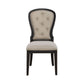Americana Farmhouse - Upholstered Tufted Back Side Chair