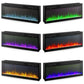 Fireplace TV Consoles - 50" Infinity Firebox - Black