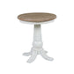 Turnberry Park - Round End Table - Washed White