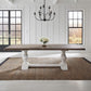 River Place - Trestle Table Top - Riverstone White & Tobacco