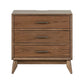 Century Modern - Nightstand With Charging Station - Walnut