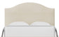 Choices - Emily Queen Upholstered Headboard - Ivory Cream