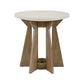 Berkley Square - Round End Table - Linen & Khaki