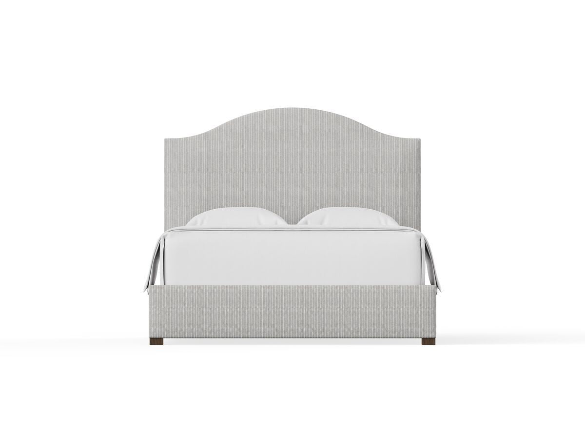 Choices - Queen Upholstered Footboard - Grey Stripe