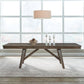 Carolina Park - Trestle Table Base - Amber Brown