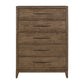 Shaker Lakes - 5 Drawer Chest - Harvest Brown