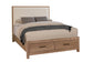 Lodge & Loft - Queen / King Storage Rails - Blond Oak