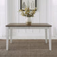 Al Fresco - Rectangular Leg Table - Graphite & Whitestone