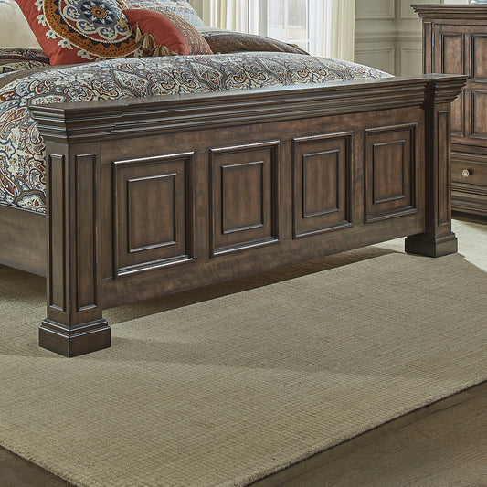 Big Valley - Queen Mansion Footboard - Brownstone