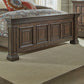 Big Valley - Queen Mansion Footboard - Brownstone