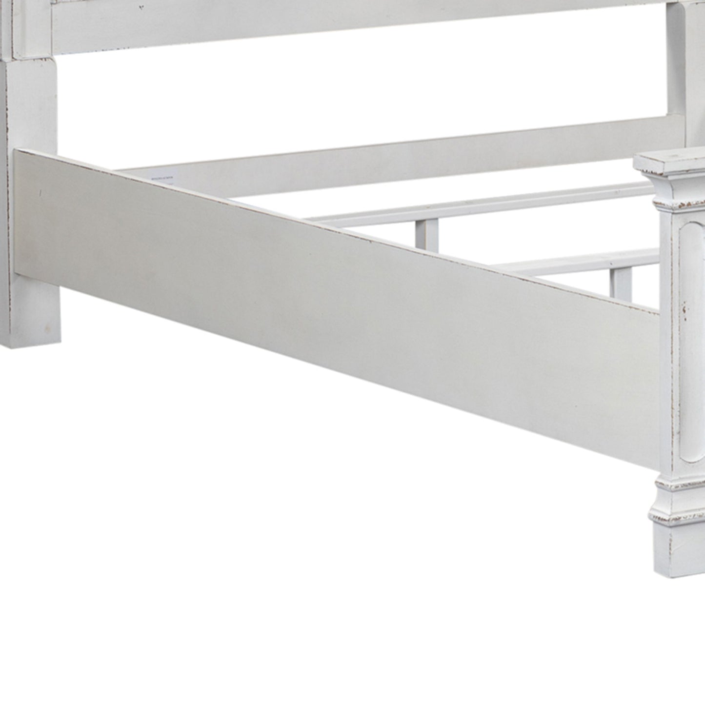 Magnolia Manor - California King Panel Bed Rails - Antique White