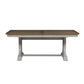 Farmhouse Reimagined - Trestle Table Base - Antique White / Chestnut Tops