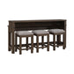Cascade Falls - 4 Piece Set - Satin Espresso