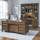 Carolina Park - Bunching Bookcase (Set of 2) - Amber Brown