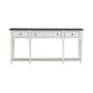 Allyson Park - Hall Table - Wirebrushed White / Charcoal