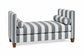 Tide & Timber - Stripe Upholstered Daybed - Luxe Blue Oak