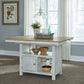 Lindsey Farm - Kitchen Island Top - Weathered White & Sandstone