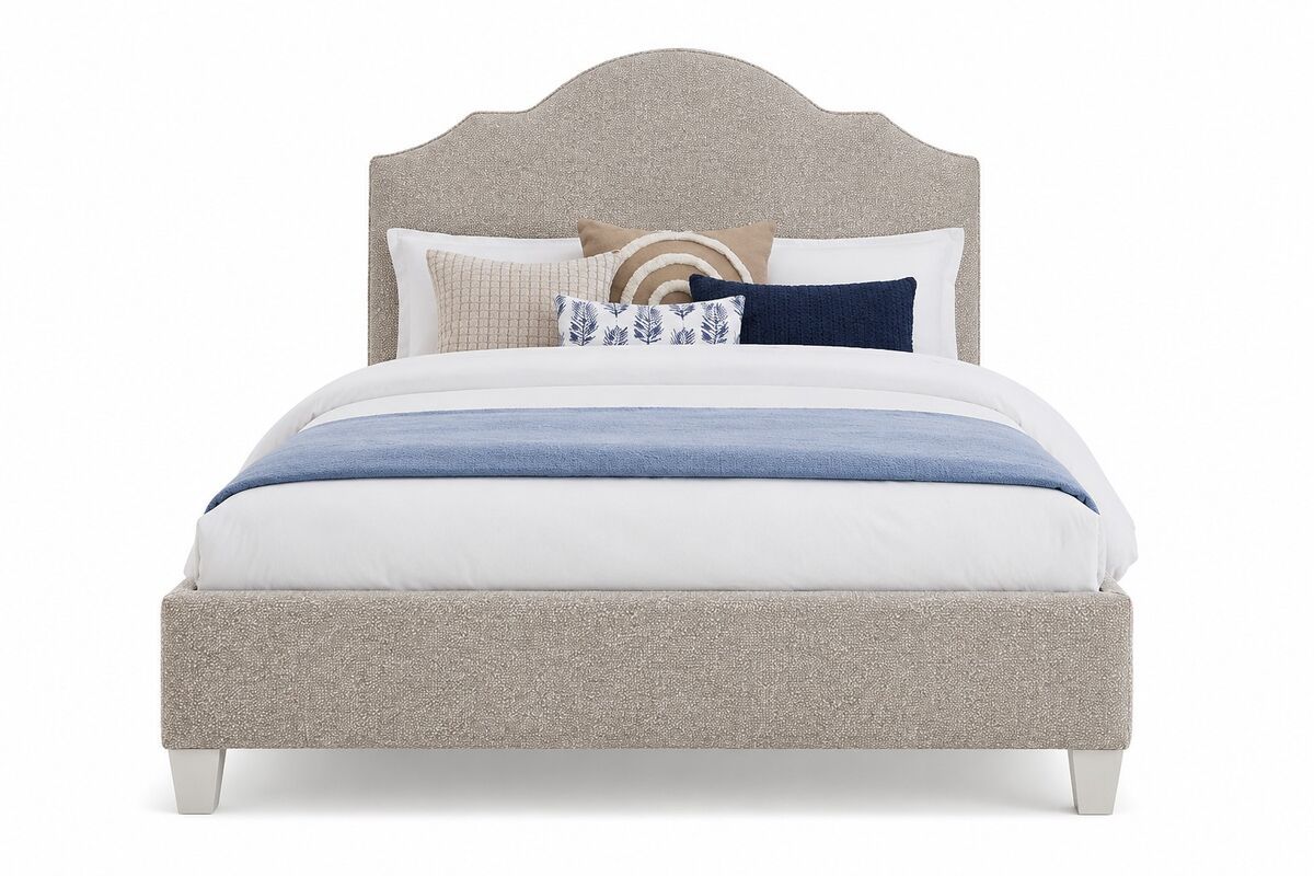 Tide & Timber - Queen Upholstered Headboard 5/0 - Tan Antelope