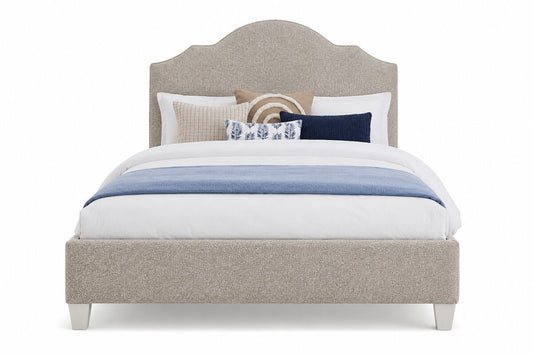 Tide & Timber - Queen Upholstered Headboard 5/0 - Tan Antelope