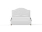Choices - King / Queen Upholstered Rails - Pure White