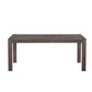 Modern Edge - Rectangular Leg Table - Caffe