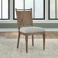 Hickory Grove - Panel Back Side Chair - Heirloom Brown
