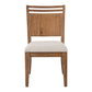 Shaker Lakes - Panel Back Side Chair - Harvest Brown