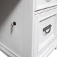 Allyson Park - Desk - Wirebrushed White / Charcoal