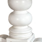 Summer House - Round Pedestal Table Base - Oyster White