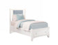 Bonanza - Twin Upholstered Headboard Panel - Ocean Blue / White