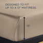 Linens - Tempur Luxe Egyptian Cotton Sheet Set - Sandstone