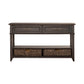 Mill Creek - 2 Drawer Sofa Table - Peppercorn