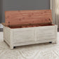 Farmhouse Reimagined - 3 Piece Table Set - Antique White / Chestnut Tops
