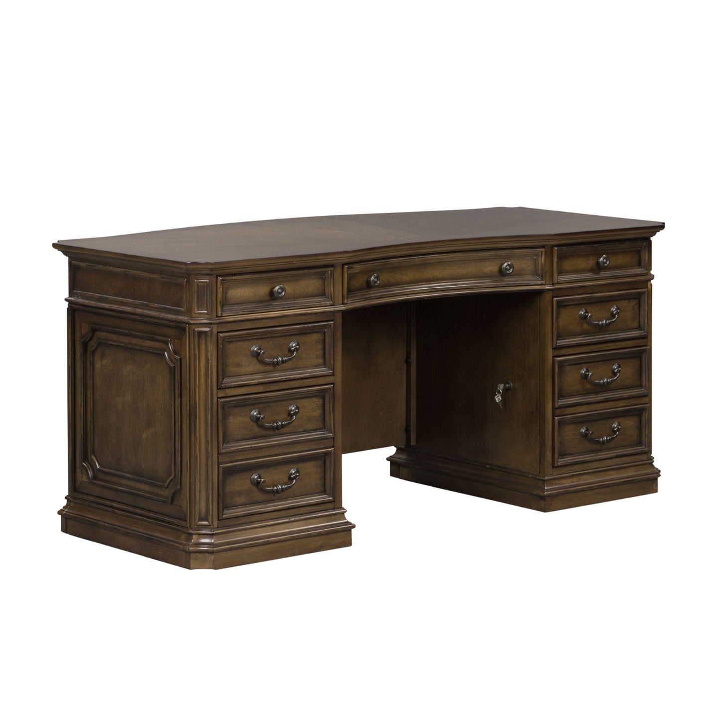 Amelia - Jr Executive Desk Base - Antique Toffee