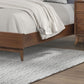 Century Modern - California King Platform Bed Rails - Walnut