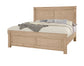 Cool Rustic - King Mansion Bed Headboard - Clear Maple