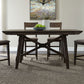 Double Bridge - Gathering Table Base - Dark Chestnut